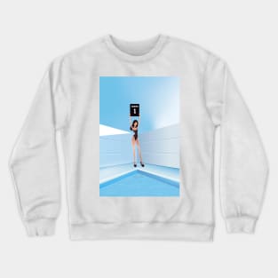 Fashion drawings: Boxing advertiser model Crewneck Sweatshirt